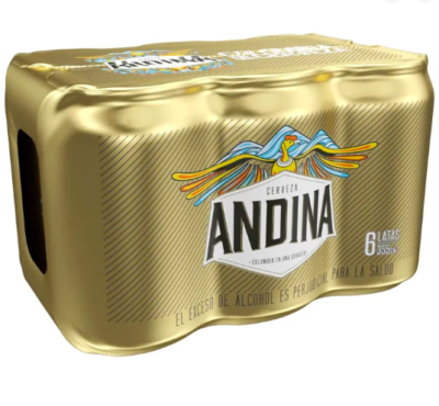 CERVEZA ANDINA LATA SIXPACK 355 ML