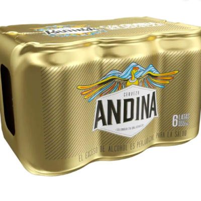 CERVEZA ANDINA LATA SIXPACK 355 ML