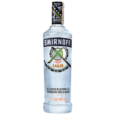 LICOR DE VODKA SMIRNOFF X1 LULO BOTELLA 750 ML