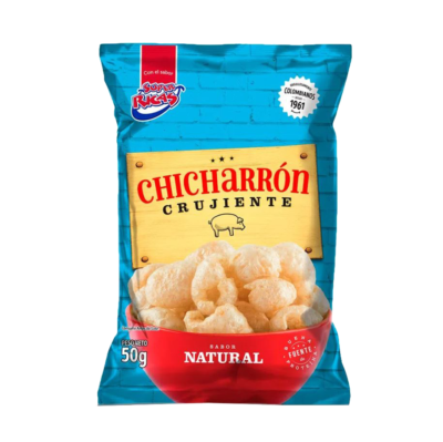 Chicharrón crujiente Natural - paquete familiar