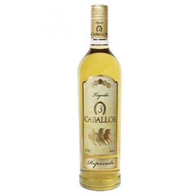 Tequila Amarillo 3 Caballos Gold 1 Litro