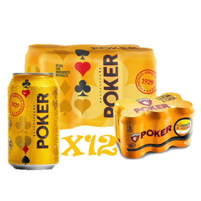 Poker X 12 Unidades