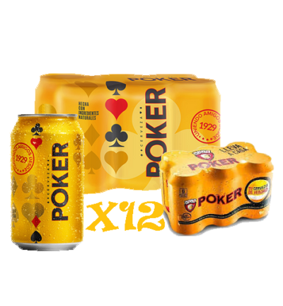 Poker X 12 Unidades