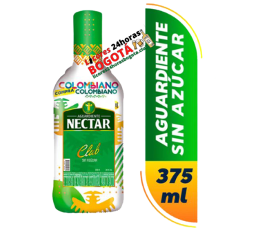 AGUARDIENTE NECTAR VERDE MEDIA 375  ML