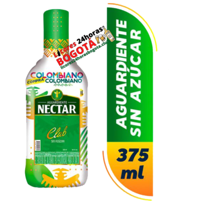 AGUARDIENTE NECTAR VERDE MEDIA 375  ML