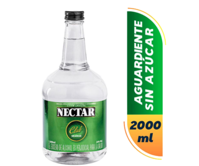 AGUARDIENTE NECTAR VERDE GARRAFA 2000 ML