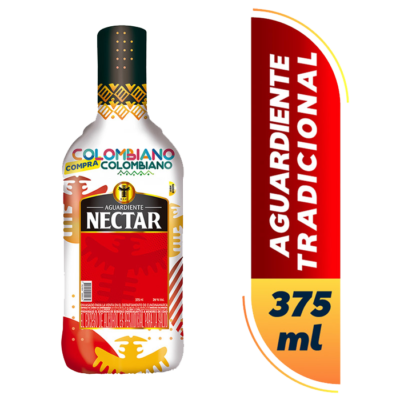 AGUARDIENTE NECTAR ROJO MEDIA 375 ML