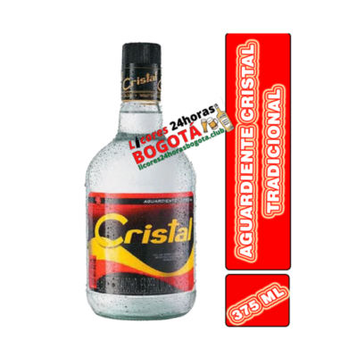 AGUARDIENTE CRISTAL TRADICIONAL MEDIA 375 ML